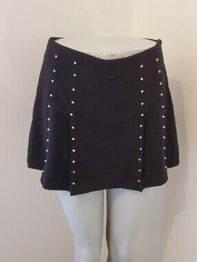 Zara Studded Pleat Skort